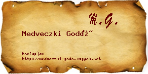 Medveczki Godó névjegykártya